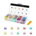 100PCS Mini Fuse Blade Set 2A/3A/5A/7.5A/10A/15A/20A/25A/30A/35A
