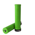 R-TECH Bike Bicycle Lock ON Grips - Neon Green