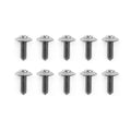 BMW Stainless Steel Shell Screws M5X16, Pack 10, 46638568781
