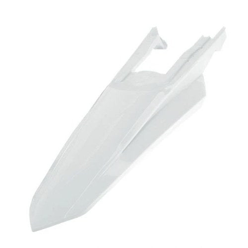 R-TECH White Rear Fender KTM EXC/EXC-F/XC-W/XCF-W 150-450 2024-2025