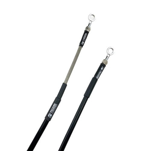 Rear Brake Hose SILVER/BLACK Yamaha YZ85 2022-2026