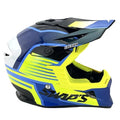Swaps Motocross Helmet S818 - Shiny Fluo Yellow - Size XL 61cm - 62cm