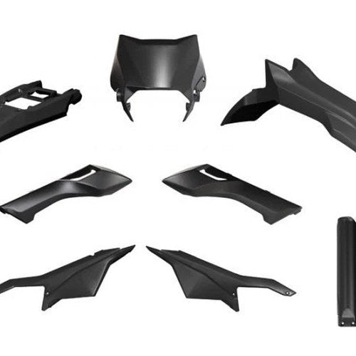 R-TECH Black Plastic Kit 6PCS Surron Ultra Bee 2023-2024