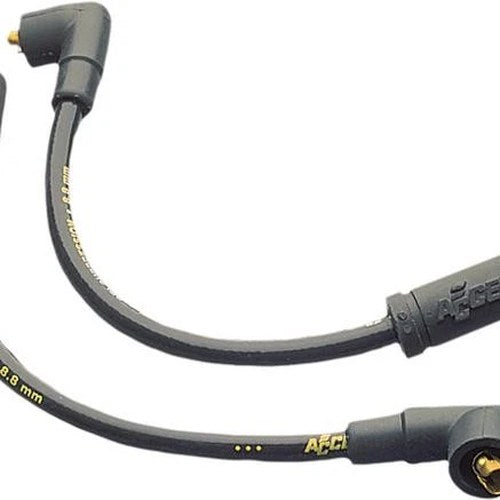 Accel 8.8mm Custom Fit Spark Plug Wire Set Black #172090K Harley Davidson