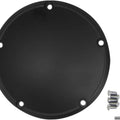 DS Domed Derby Cover Flat Black Harley Davidson 145460