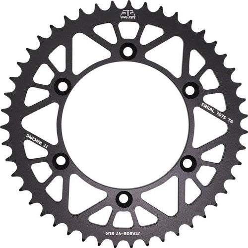 JT RaceLite Aluminum Rear Sprocket 520 42T Black for Honda Cbr 1000/CBR 600