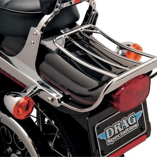 DS Bobtail Luggage Rack Chrome Harley Fxdwg Wide Glide 2002-2005