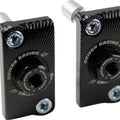 Driven Captive Axle Blocks Black for Kawasaki Ninja 250R/Ninja 300/Z400