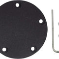 DS Spherical Radius Points Cover Wrinkle Black Harley Davidson 145450