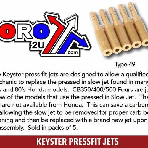 45 Slow Jet Keyster Type 49 18-5919