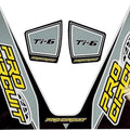 Pro Circuit Ti-6 Exhaust Decal Gray