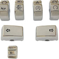 Drag Specialties Handlebar Switch Cover Kit Chrome 7-Piece #264583