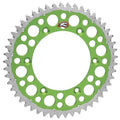 Renthal 520 TwinRing Rear Sprocket 49T Green 1120-520-49GPGN for Kawasaki/Suzuki