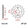 JT Front Sprocket 520 13T #JTF327.13 Honda CRF150F/CRF230F/XR250R/XR250L