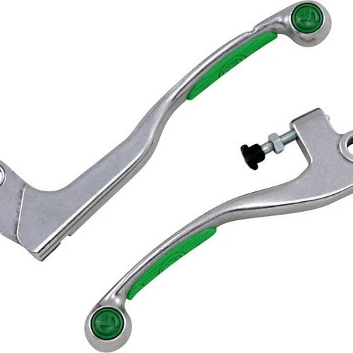 Moose Competition Lever Set Green Kawasaki #140696