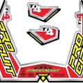Pro Circuit Replacement Sticker for Pro Circuit 2009-2010 Ti-4GP Muffler