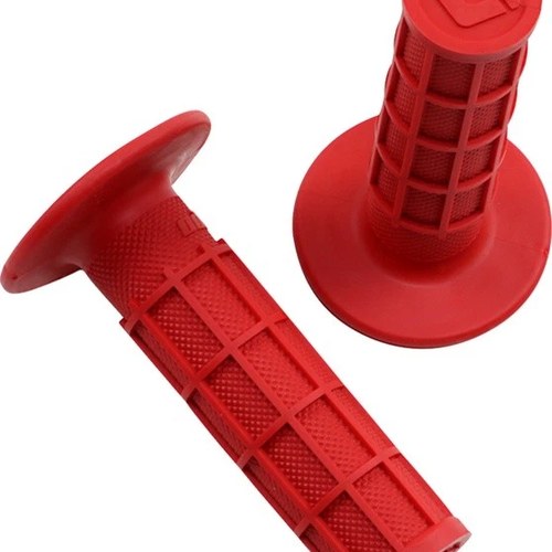 Odi Ruffian Full-Waffle MX Grips 120mm Red