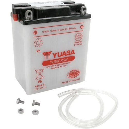 Yuasa YuMicron Battery YB12A-A #YUAM2212Y for Honda/Kawasaki/Yamaha