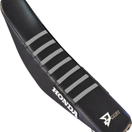 Dcor Ribbed Seat Cover Black/Black/Gray #30-10-082 for Honda CRF110F 2019-2023
