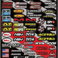 Dcor Universal Decal Sheet MX Misc. II