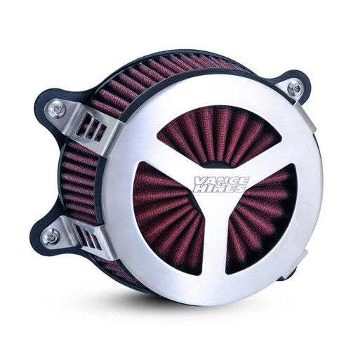 Vance & Hines VO2 Radiant Iii Air Intake Kit Brushed #71453 Harley Davidson