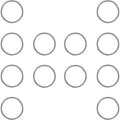 James Pushrod Tube Washers Lower 20-Pack #JGI-6737 Harley Davidson
