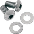 Colony Allen Fork Slider Drain Screws Chrome #9910-4 Harley Davidson