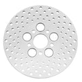 Biker's Choice Drilled Rotor Stainless Steel #144103 Harley Davidson