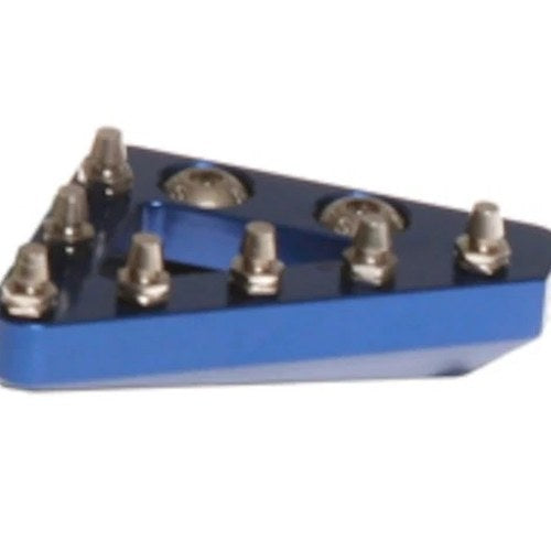 Rfx Replacement Solid Brake Pedal Tip Rear Blue