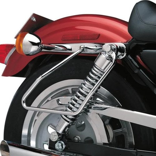 DS Chrome Saddlebag Support Brackets Harley Davidson Sportster 883/1200 #138920