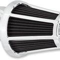 Arlen Ness Monster Sucker 90-Degree Air Cleaner Kit Beveled Chrome #81-023