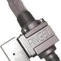 Pingel Guzzler Fuel Valve 3/8"-NPT to 6AN Outlet Clear Anodized