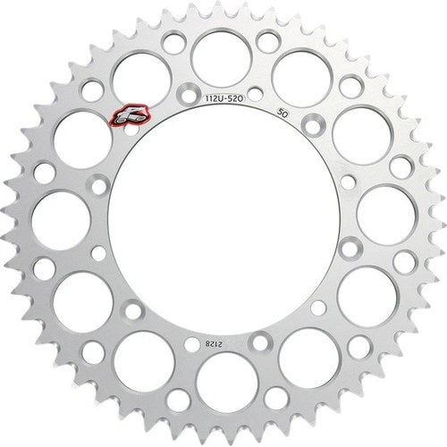 Renthal Sprocket Rear 50T 520 Ultralight Aluminum Silver #112U-520-50GESI