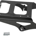 Drag Specialties Quick-Detach Tour Box Mount Gloss Black #174006 Harley Davidson