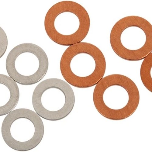 Bolt Motorcycle Hardware Crush Washers M6 x 11mm 10-Pack