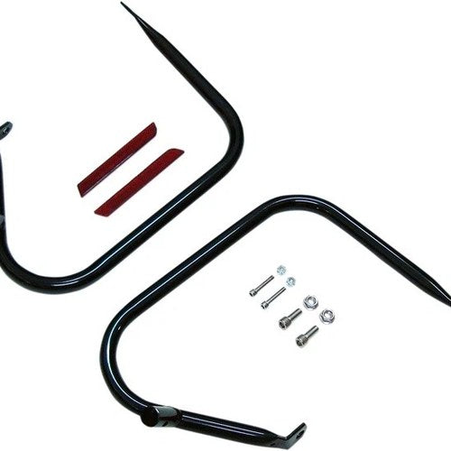 Drag Specialties Saddlebag Guards Black Harley Davidson Road Glide/Electra Glide