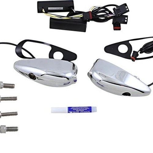 Custom Dynamics ProBeam Turn Signals Chrome Amber/Smoke #PB-RG-TS-15-C