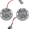 Custom Dynamics ProBeam Bullet Ringz Rear Turn Signals Chrome Amber/Smoke
