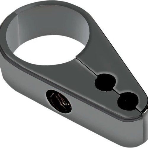 DS Die-Cast Throttle and Idle Cable Clamp Black 1"