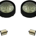 Custom Dynamics ProBEAM Bullet Bezel Turn Signal Inserts Front 1156 Black/Smoke