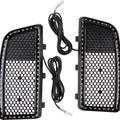 Custom Dynamics Lower Fairing LED Light Inserts Black/Amber #CD-LF-AA-B