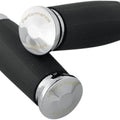 Performance Machine Contour Footpegs Rubber-Wrapped Chrome Male-Mount