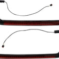 Custom Dynamics Lower Saddlebag LED Side Marker Lights Black Red #CD-SB-SIDE-RB