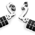 Kuryakyn Offset Longhorn Dually Highway Footpegs w/Quick Clamp Front 1.25"