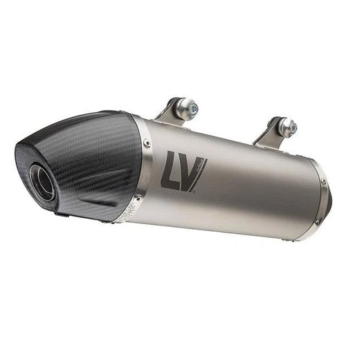 Leo Vince X3 Evo Slip-On Muffler Stainless Steel/Carbon Fiber for Suzuki DR650SE