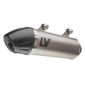 Leo Vince X3 Evo Slip-On Muffler Stainless Steel/Carbon Fiber for Suzuki DR650SE