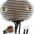 DS Premium Voltage Regulator Chrome #187003 Harley Davidson