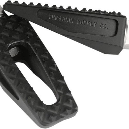 Thrashin Supply Co. P-54 Slim Male Mount Footpegs Black #TSC-2021-1