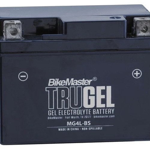 BikeMaster TruGel Battery #MG4L-BS fits Yamaha/Honda CY50 Jog/NCH50 Metropolitan