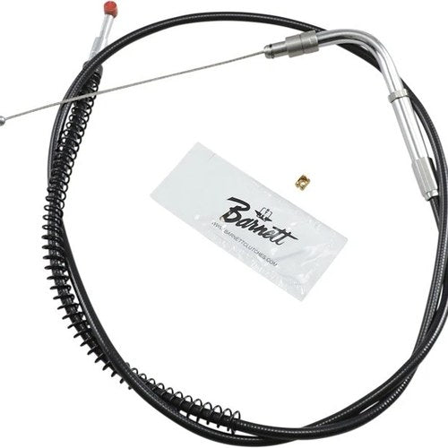 Barnett Pull Throttle Cable +6 Black #114918 Harley Davidson Dyna